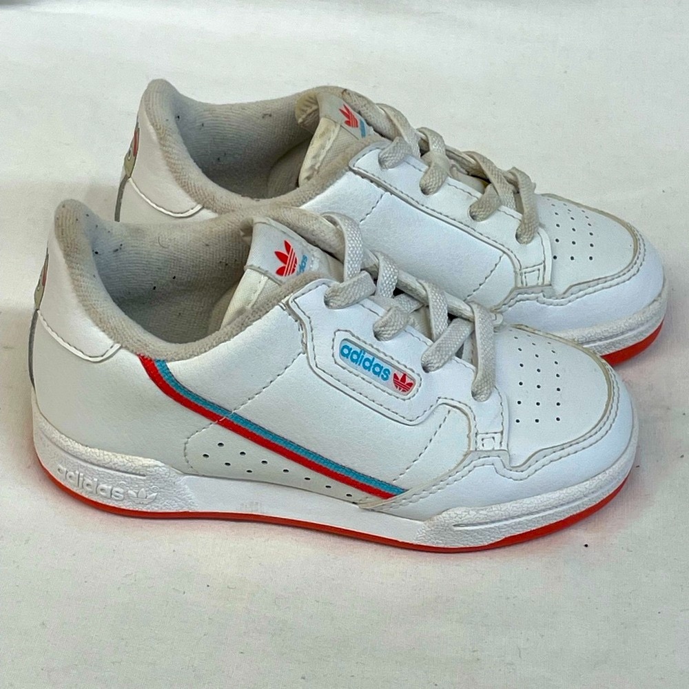 Adidas Toy Story 4 forky White and Red Classic low top Sneakers kids sz 8.5